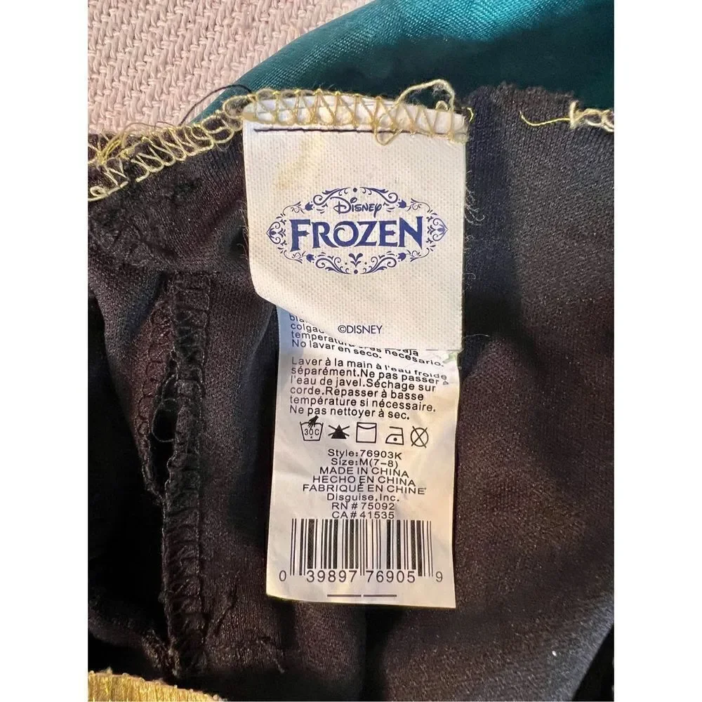 Disney Frozen Anna Coronation Day Fancy Dress Child Costume Size Medium 7-8